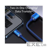 Кабель BASEUS Crystal Shine Series Fast Charging Data Cable USB to iP 2.4A 1.2м Blue (CAJY000003)