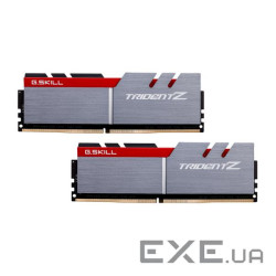 Модуль пам'яті G.SKILL Trident Z Silver / Red DDR4 3600MHz 32GB Kit 2x16GB (F4-3600C17D-32GTZ)