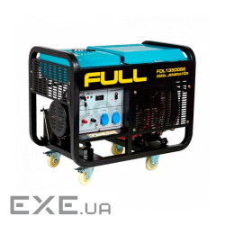Генератор ДИЗЕЛЬНИЙ Full FDL13500SE 11 кВт (13,75 KVA), однофазний 220V, 50Hz, об&apos,єм 25л
