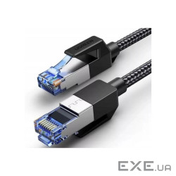 Патч-корд 10м, S/FTP cat 7 RJ-45 COPPER black Ugreen (U_30795)
