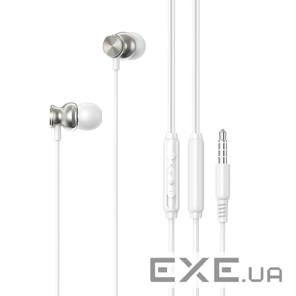 Навушники ColorWay 3.5 mm Wired Earphone UrbanBeat White (CW-WD03WT)