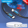 Дата кабель USB-C to USB-C 1.0m 2.0 100W Vention (COTBF)
