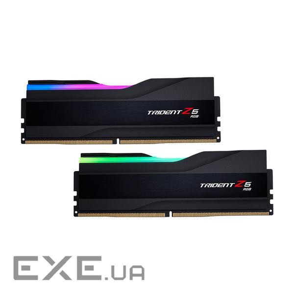 Модуль пам'яті G.SKILL Trident Z5 RGB Matte Black DDR5 8000Mhz 32GB Kit 2x (F5-8000J3848H16GX2-TZ5RK)