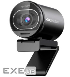 Веб-камера Emeet S600, Black, 8 Mp, 3840x2160/30 fps, мікрофон (подвійний, з шумопоглина (EMS600_BK)