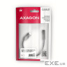 Адаптер AXAGON ADA-HC USB-C to Mini-Jack 3.5 mm HI-RES DAC, чорний