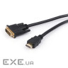Кабель мультимедійний HDMI M to DVI M 3.0m 24+1pin Vinga (VCPHDMIDVI3)