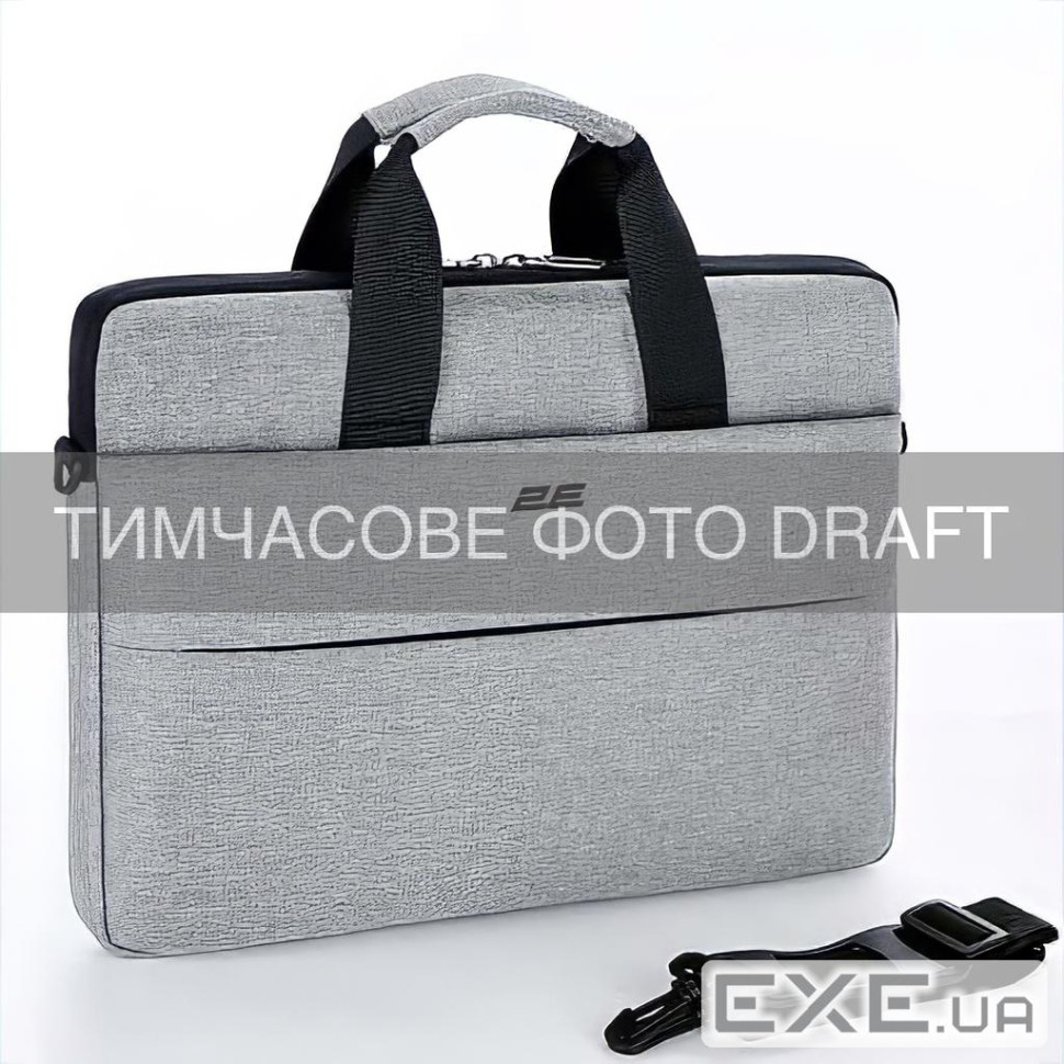 Сумка для ноутбука 2E, Slim Keeper Plus 13/14, сірий (2E-CBT2394GR)