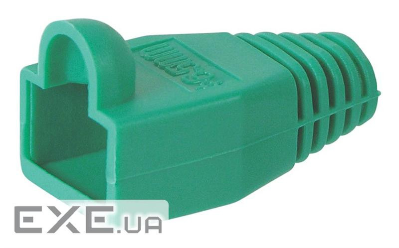 Ковпачок FreeEnd-> RJ45 UTP5e ковпачок, ізолюючий 6.4 mm, Standart, зелений (75.01.1218-100)