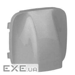 Лицьова панель Legrand виводу кабелю Valena ALLURE алюміній (755057)
