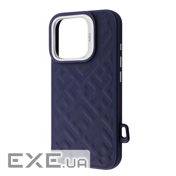 Чохол Kajsa Rhombus Collection with Magnetic Ring iPhone 16 Pro Max blue (59678 blue)