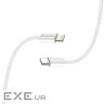 Кабель ColorWay USB Type-C - Lightning (M/M), (braided cotton) (PD Fast Charging 2 (CW-CBPDCL068-GR)