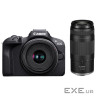 Цифровий фотоапарат Canon EOS R100 + 18-45 IS STM + 75-300 IS STM (6052C121)