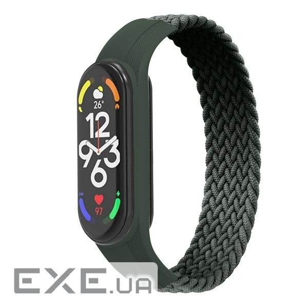 Ремінець ArmorStandart Braided Solo Loop для Xiaomi Mi Band 7/6/5/4 Khaki size M (ARM58766) Xiaomi Mi Band 7/6/5/4 Khaki