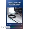 Кабель мультимедійний HDMI M to HDMI M 1.5m braided HD140 black Ugreen (80402) (90403194)