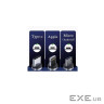 Дата кабель USB 2.0 AM to Lightning + Micro 5P + Type-C magnetic black Denmen (DN-D09E-BK)