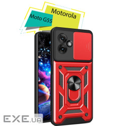 Чохол до мобільного телефона BeCover Military Motorola Moto G55 Red (713059)