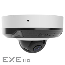 5 Mp IP охоронна відеокамера з гібридним підсвічуванням Ajax DomeCam Min (DomeCamMiniHL(5Mp / 4mm)W)