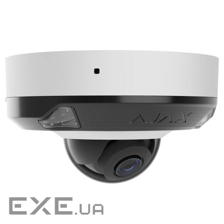 5 Mp IP охоронна відеокамера з гібридним підсвічуванням Ajax DomeCam Min (DomeCamMiniHL(5Mp / 4mm)W)