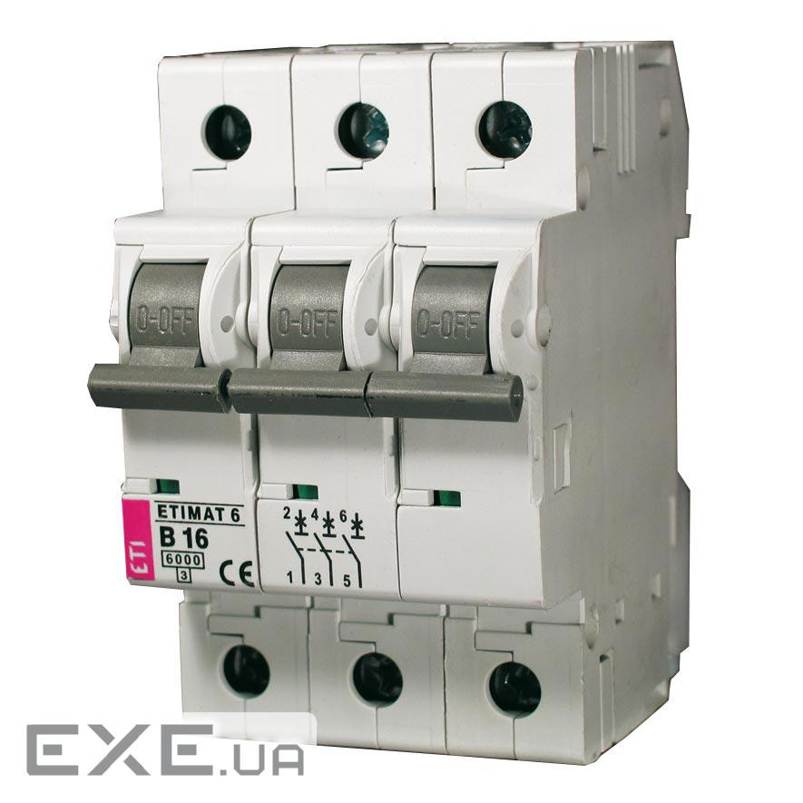 Автоматичний вимикач ETI, ETIMAT 10 3p C 100А (20 kA) (2135732)
