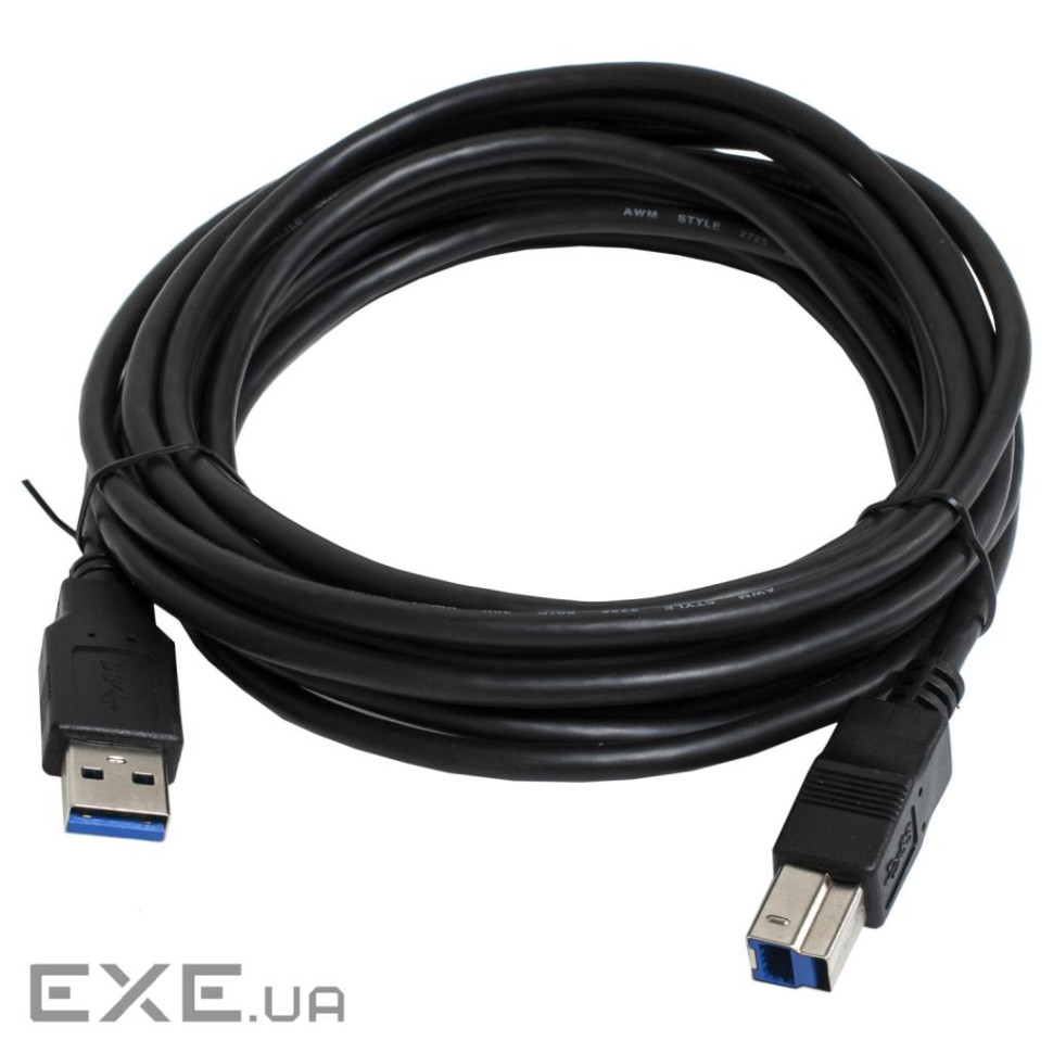 Кабель USB 3.0 - USB BM 3 м Patron Black (PN-AMBM-USB3-30)