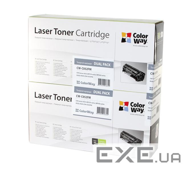 Картридж ColorWay для CANON 052 DUAL PACK 2*3K (CW-C052FM)