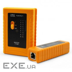 Тестер кабельний RJ-45/RJ-12/RJ-11 Merlion (CT468) (CT468 Orange)