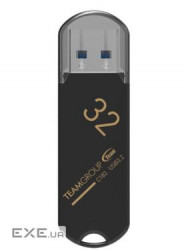 USB3.1 32GB Team C183 Black Flash Drive (TC183332GB01)