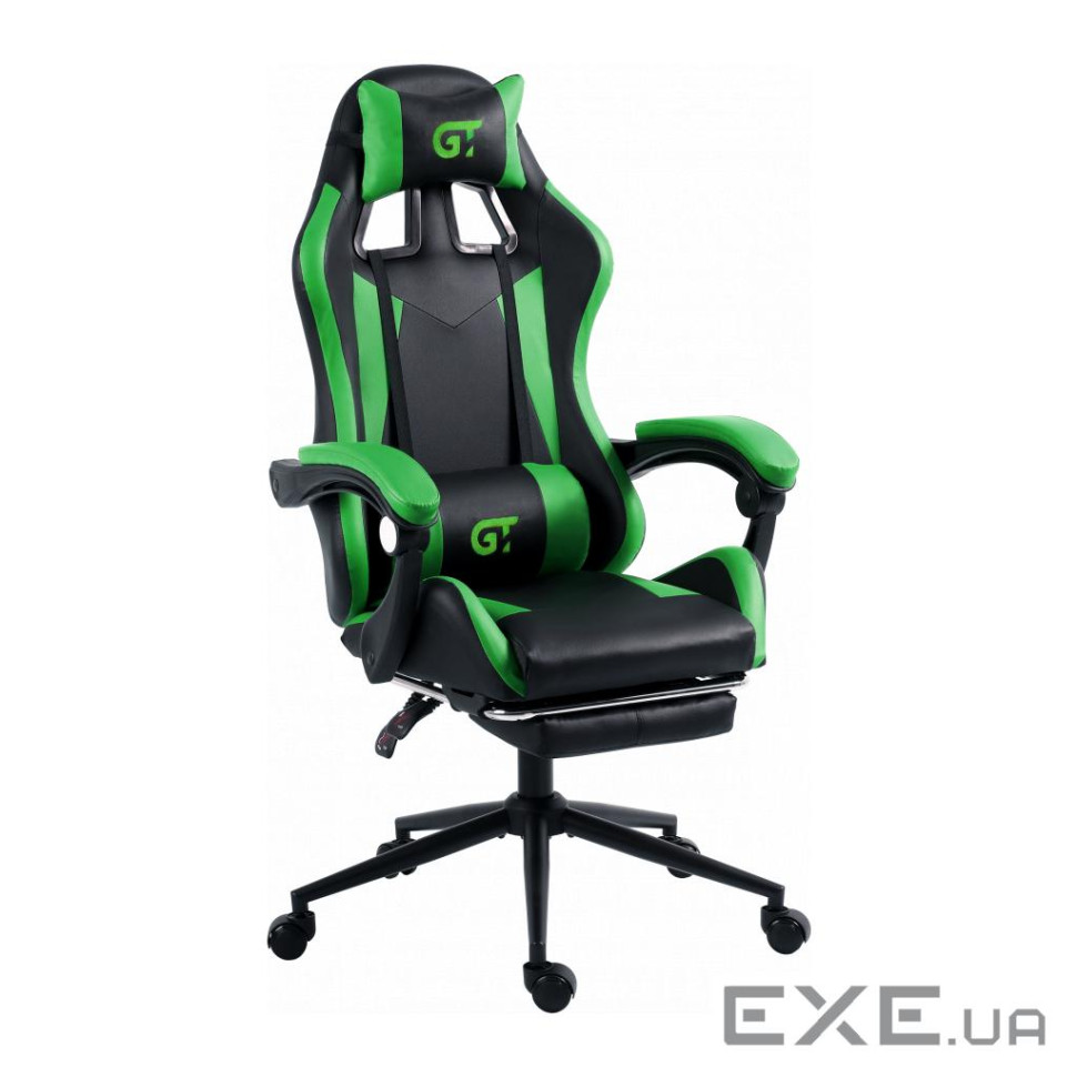 Крісло ігрове GT Racer X-2323 Black/Green