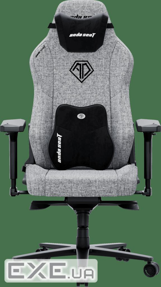 Крісло ігрове Anda Seat Phantom 3 Fabric Size XL Gray (AD18XL-52-G-F-G01)