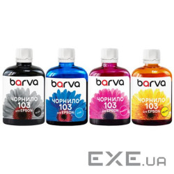 Чорнило Barva Epson 103, 4х100мл B/C/M/Y (E103-100-MP)