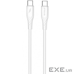 Кабель Proove GridLine Type-C to Type-C 60W (1m) white (CCGL60002202)