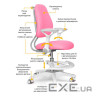 Дитяче крісло Evo-kids s Mio Ergo Pink (Y-507 KP)