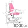 Дитяче крісло Evo-kids s Mio Ergo Pink (Y-507 KP)