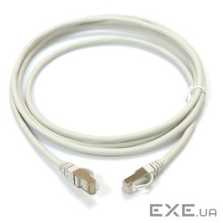 Патч-корд кат. 5e, 26AWG, RJ45-RJ45, сірий, 5 м, F/UTP, LSZH, Corning (FQ100071916) , F/UTP, LSZH, Corning (FQ100071916)