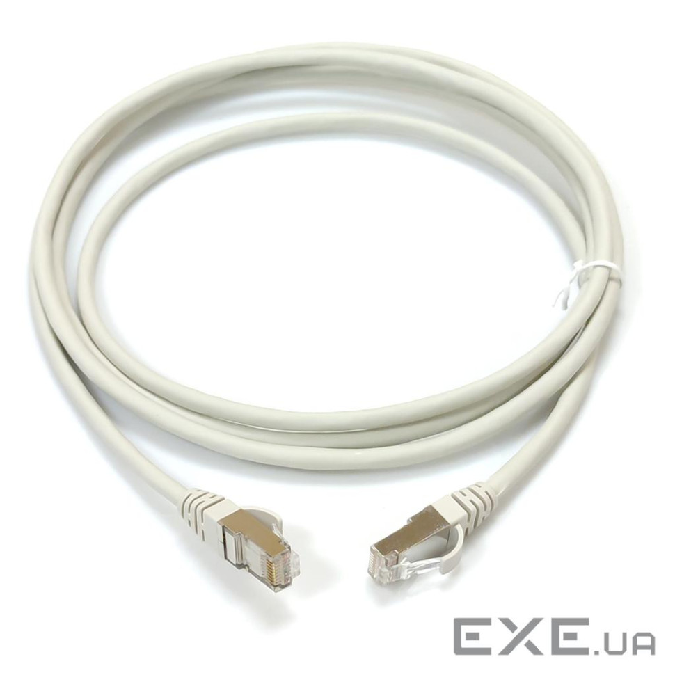 Патч-корд кат. 5e, 26AWG, RJ45-RJ45, сірий, 5 м, F/UTP, LSZH, Corning (FQ100071916) , F/UTP, LSZH, Corning (FQ100071916)