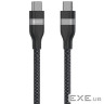 кабель ANKER USB-C to USB-C - 1.8m 240W Upcycled-Braided (Чорний) (A82E2H12)