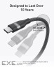 кабель ANKER USB-C to USB-C - 1.8m 240W Upcycled-Braided (Чорний) (A82E2H12)