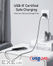 кабель ANKER USB-C to USB-C - 1.8m 240W Upcycled-Braided (Чорний) (A82E2H12)