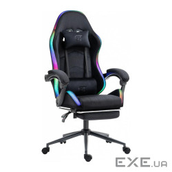Крісло ігрове GT Racer X-2325 Fabric Black LED