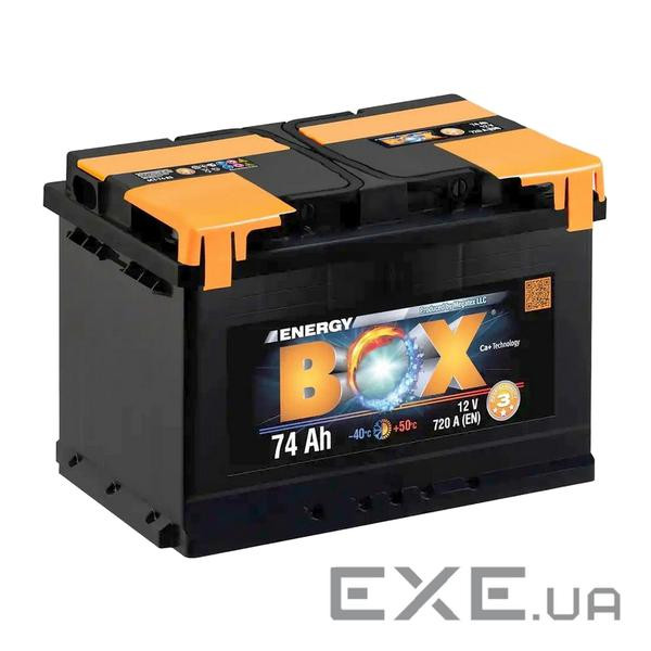 Акумулятор авто Мегатекс Energy BOX (М3) 6СТ-74-АЗ (прав) ТХП 720 (25375)