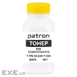 Тонер XER C230/C310/C410, 40 г, Yellow Patron (PN-XC230-Y-040)