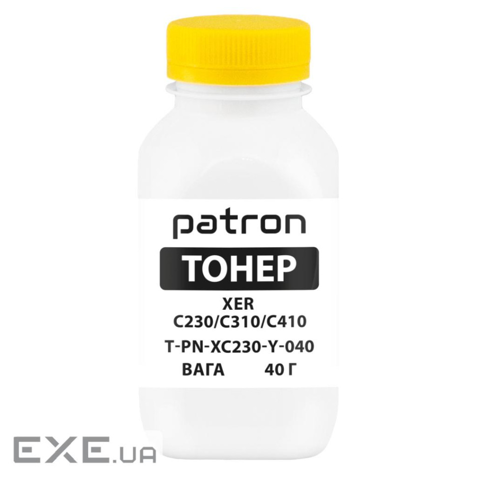 Тонер XER C230/C310/C410, 40 г, Yellow Patron (PN-XC230-Y-040)