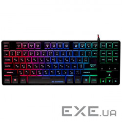 Ігрова клавіатура 2E GAMING KG290 87 keys LED USB Black Ukr (2E-KG290UB)