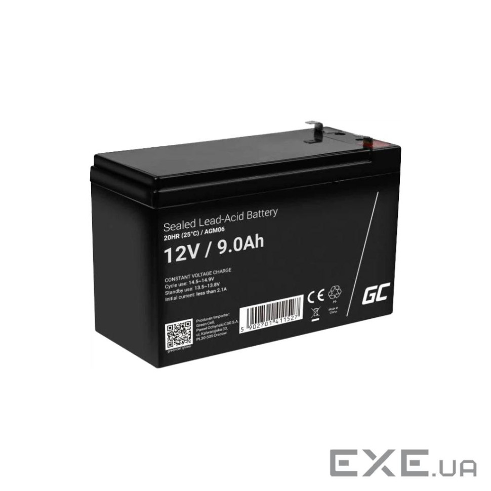 Батарея до ДБЖ Green Cell 12V 9.0Ah (85076000)