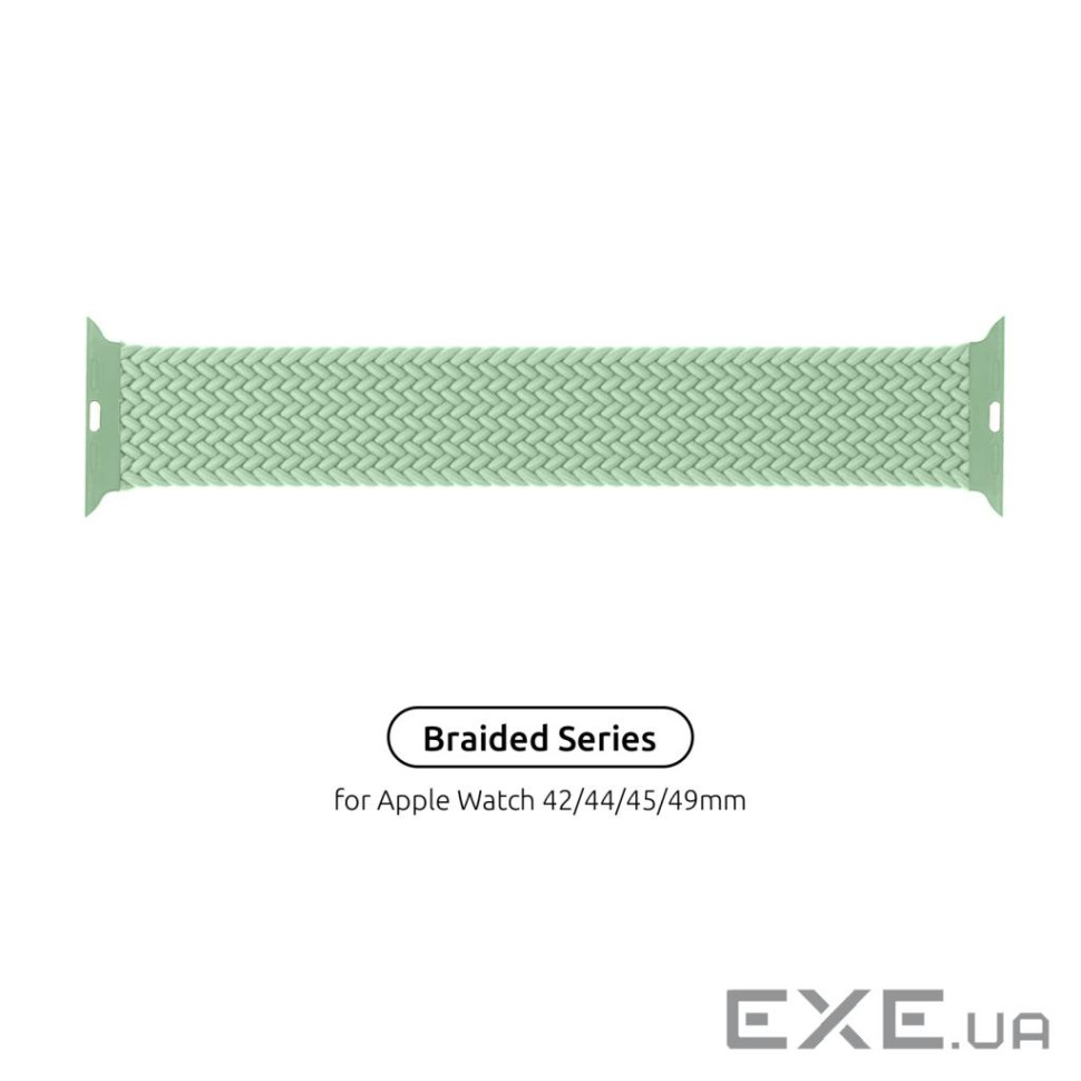 Ремінець Armorstandart Braided Solo Loop для Apple Watch 42mm/44mm/45mm/49mm Mint Size 6 ( (ARM64913)