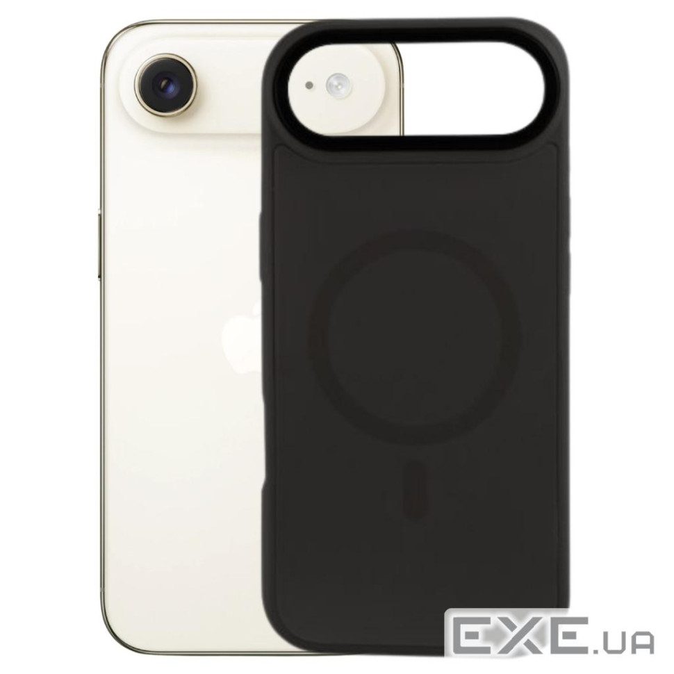 Чохол до мобільного телефона BeCover FIBRA ArcLine MagSafe Apple iPhone 17 Air Black (715375)