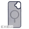 Чохол 2E Basic для iPhone 16 Plus, Soft Touch MagSafe Cover, синій темний (2E-IPH-16PL-OCLS-DB) (2E-IPH-16PL-OCLS-DB)
