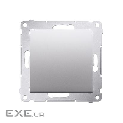 Bыключатель Premium 1х, матовое серебро (DW1.01/43)
