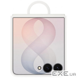 Чохол для смартф. SAMSUNG для Flip 8 Silicone Ring Magnet Case EF-EF776CWEGUA / Білий