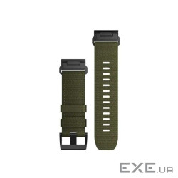 Ремінець до смарт-годинника Garmin Tactix 7, 26mm QuickFit, Ranger Green Nylon (010-13010-10)